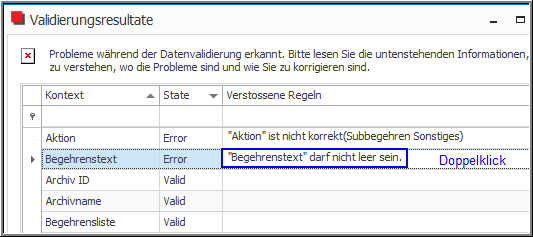 Grundbuch - ERV > Fertigstellen Und Versenden Einer Eingabe > Fehlerprüfung